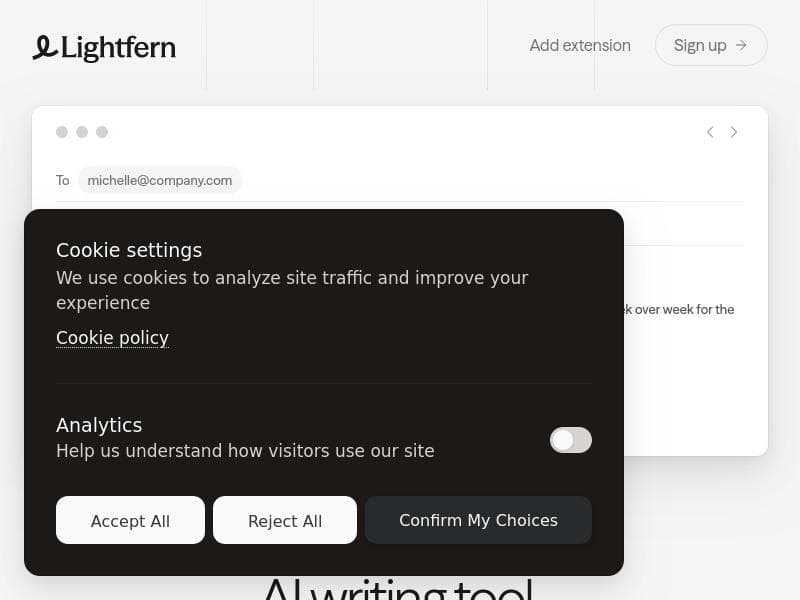 Lightfern for Email
