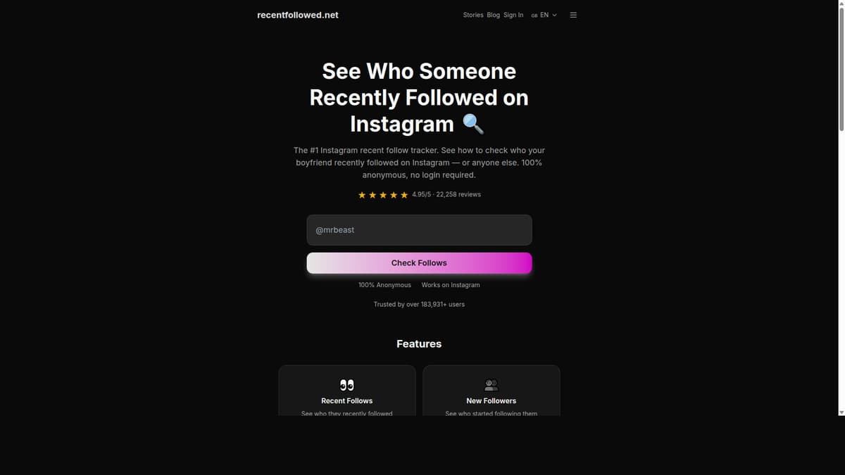 RecentFollowed
