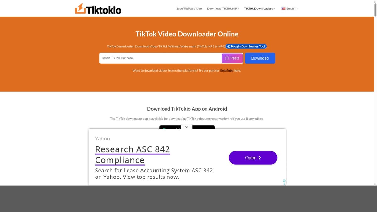 Tiktokio - Tiktok Downloader